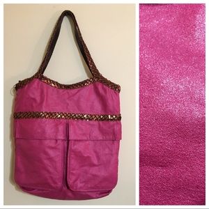 TANO Rose Shimmer Sequin Bag